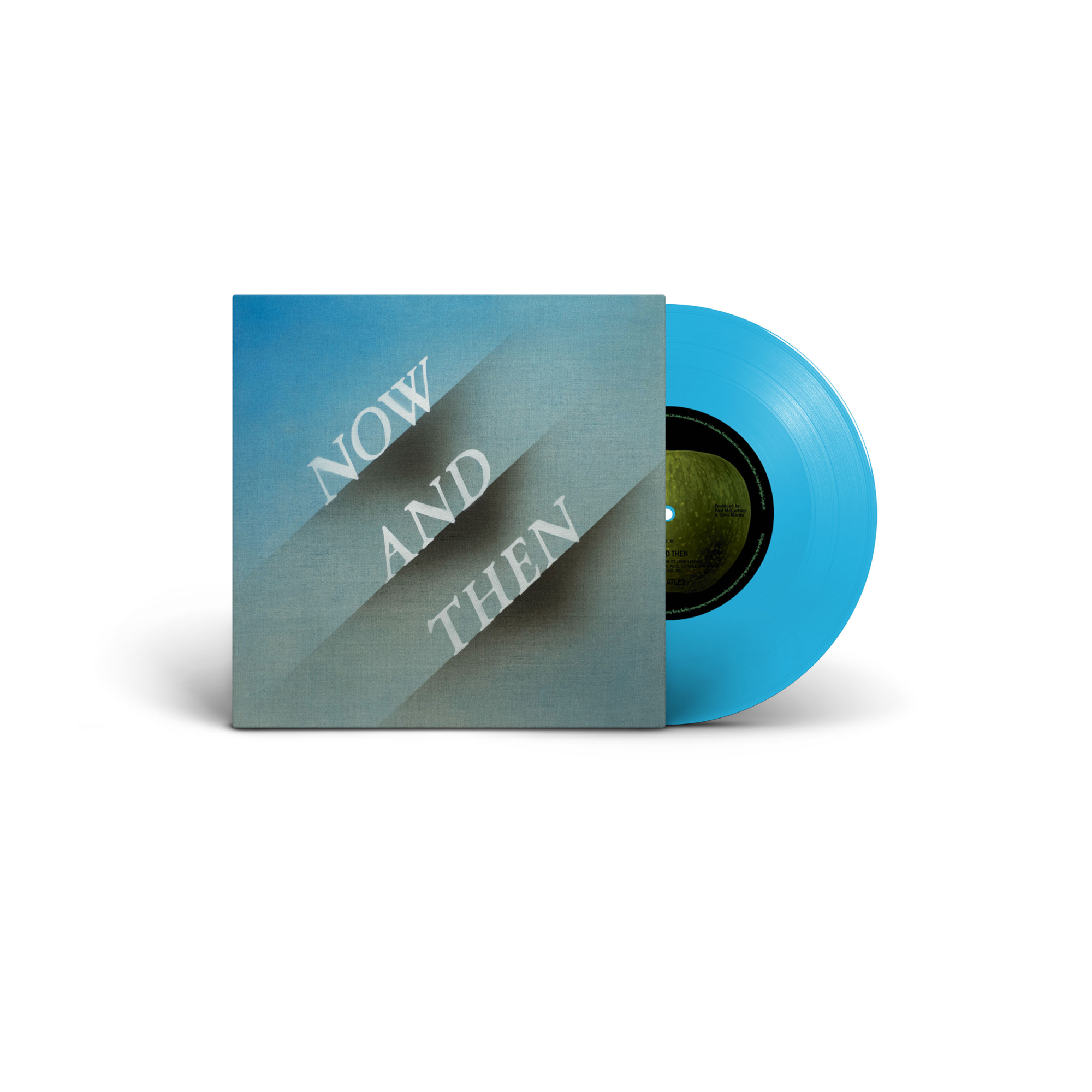The Beatles Now And Then Light Blue 7" 334365